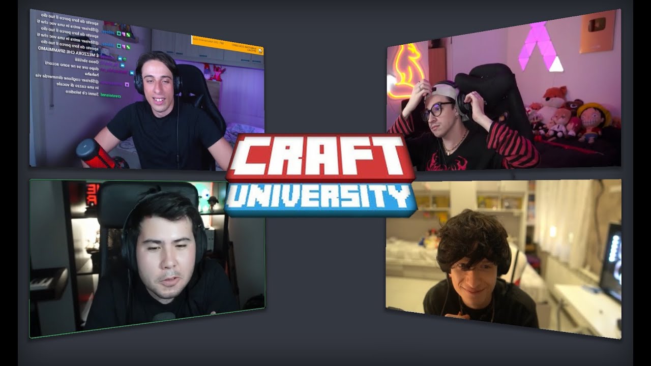 SBRISER parla della CRAFTUNIVERSITY con MrJake,Xiao e Asian