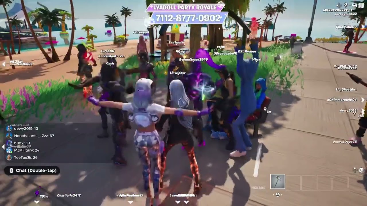 SnowTex ￼ he joined￼ the party Royale OMG 😱