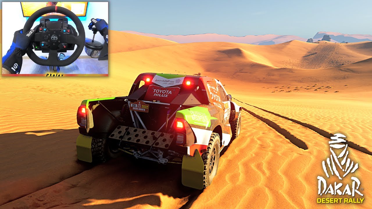 Играем в DAKAR DESERT RALLY на ПК с рулевым колесом | Thrustmaster T300