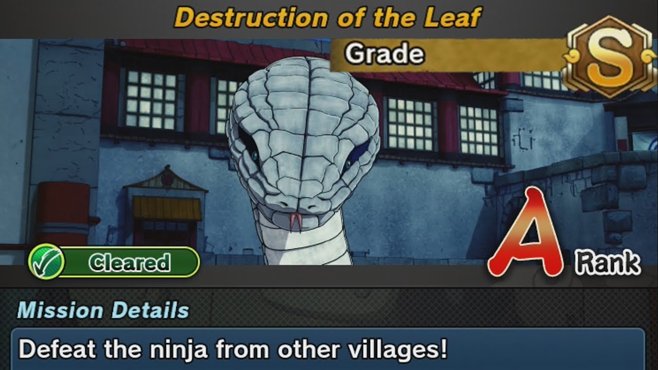 Destruction of the Leaf (A) - Grade-S | Naruto to Boruto: Shinobi Striker
