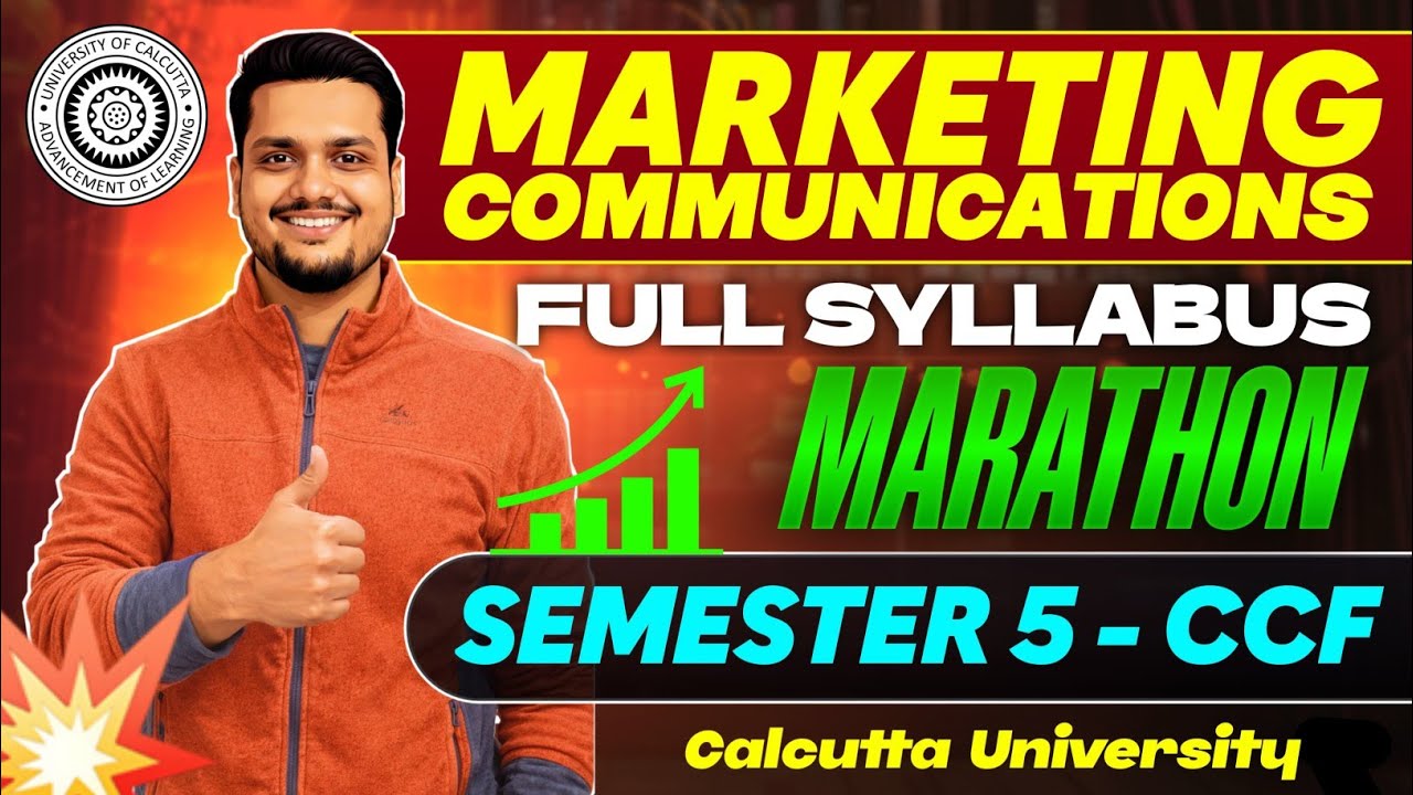 Marketing Communication | FULL SYLLABUS MARATHON | Bcom Sem-5 Ccf | Calcutta University 