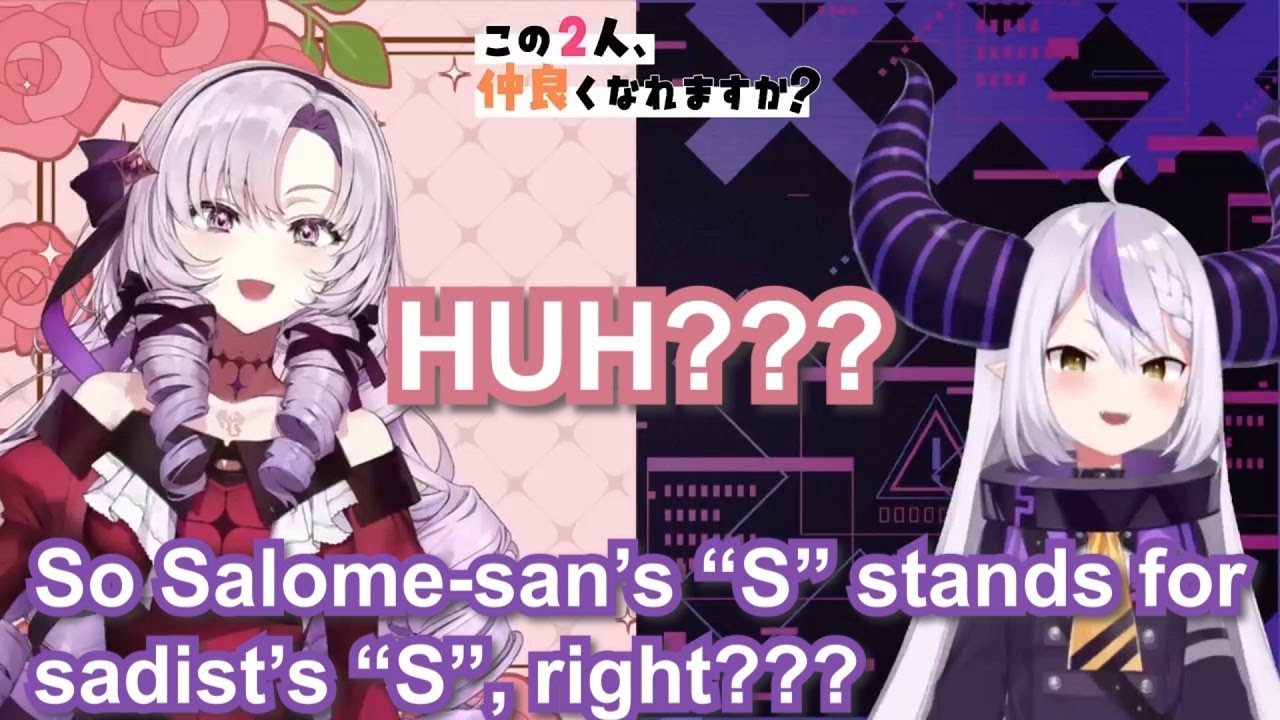 Hyakumantenbara Salome and Laplus Darknesss's cultured interaction PT 2【Eng Sub hololive Nijisanji】