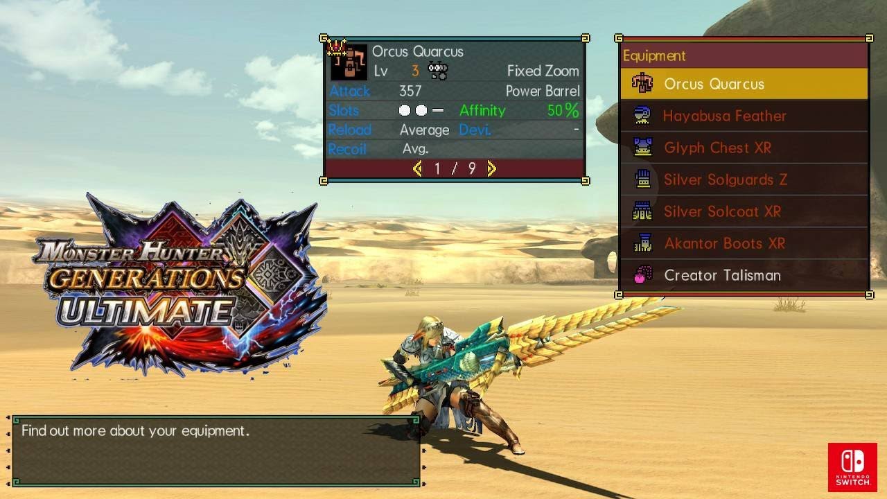 Monster Hunter Generations Ultimate [G3 Glavenus] Valor HBG Pierce