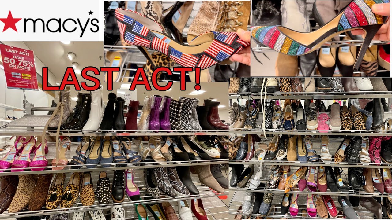 ‼️LAST ACT! 👠MACYS SHOE SALE SHOPPING 50% to 75% SALE | SHOP WITH ME MOMSHOP TV❣️🥿👡👠