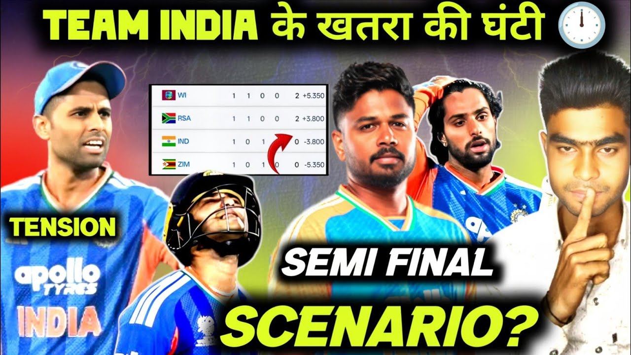 TEAM INDIA KE खतरे कीघंटी SEMI FINAL SCENARIO ?  For #t20worldcup2026 