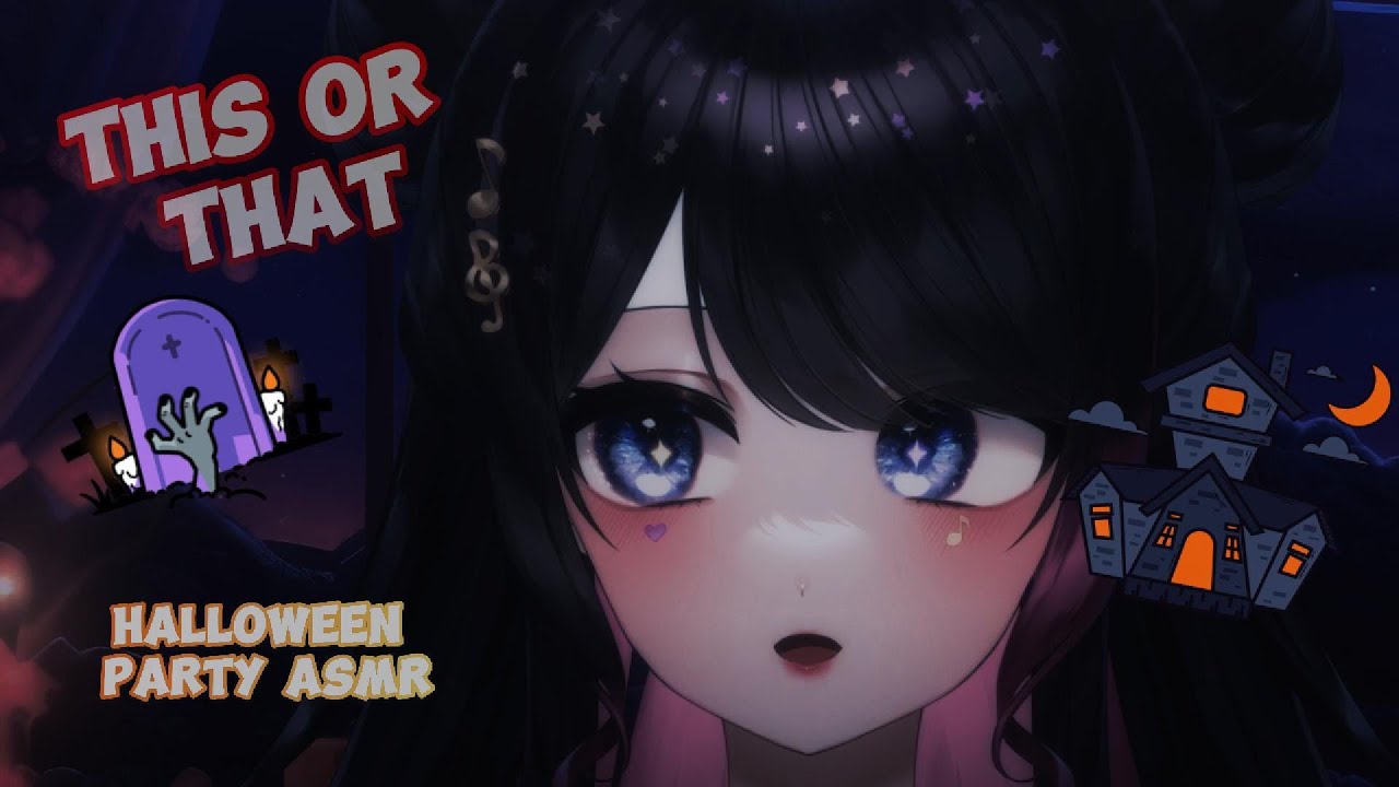 [🎃HALLOWEEN ASMR] THIS or THAT! 👻 Plan A Halloween party with me!