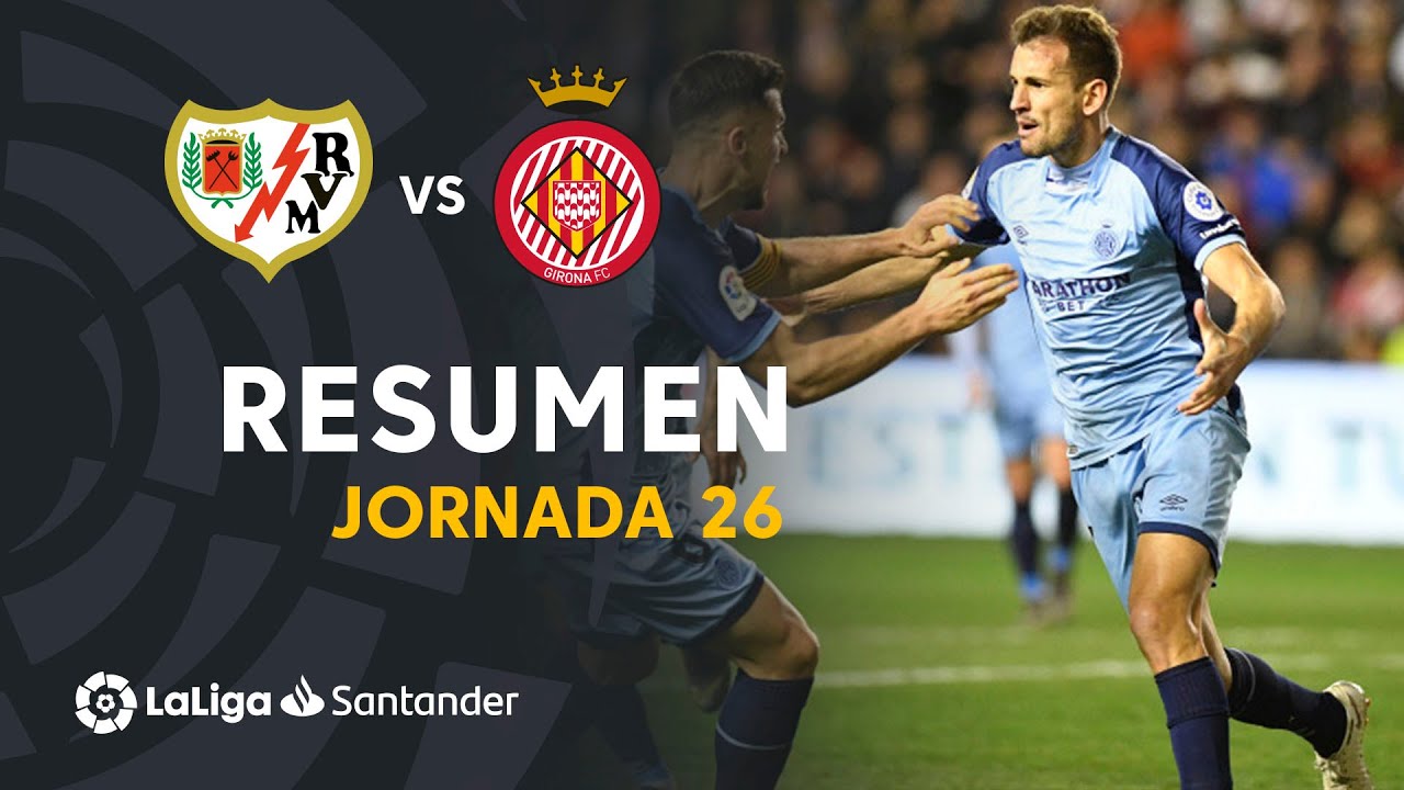 Resumen de Rayo Vallecano vs Girona FC (0-2)