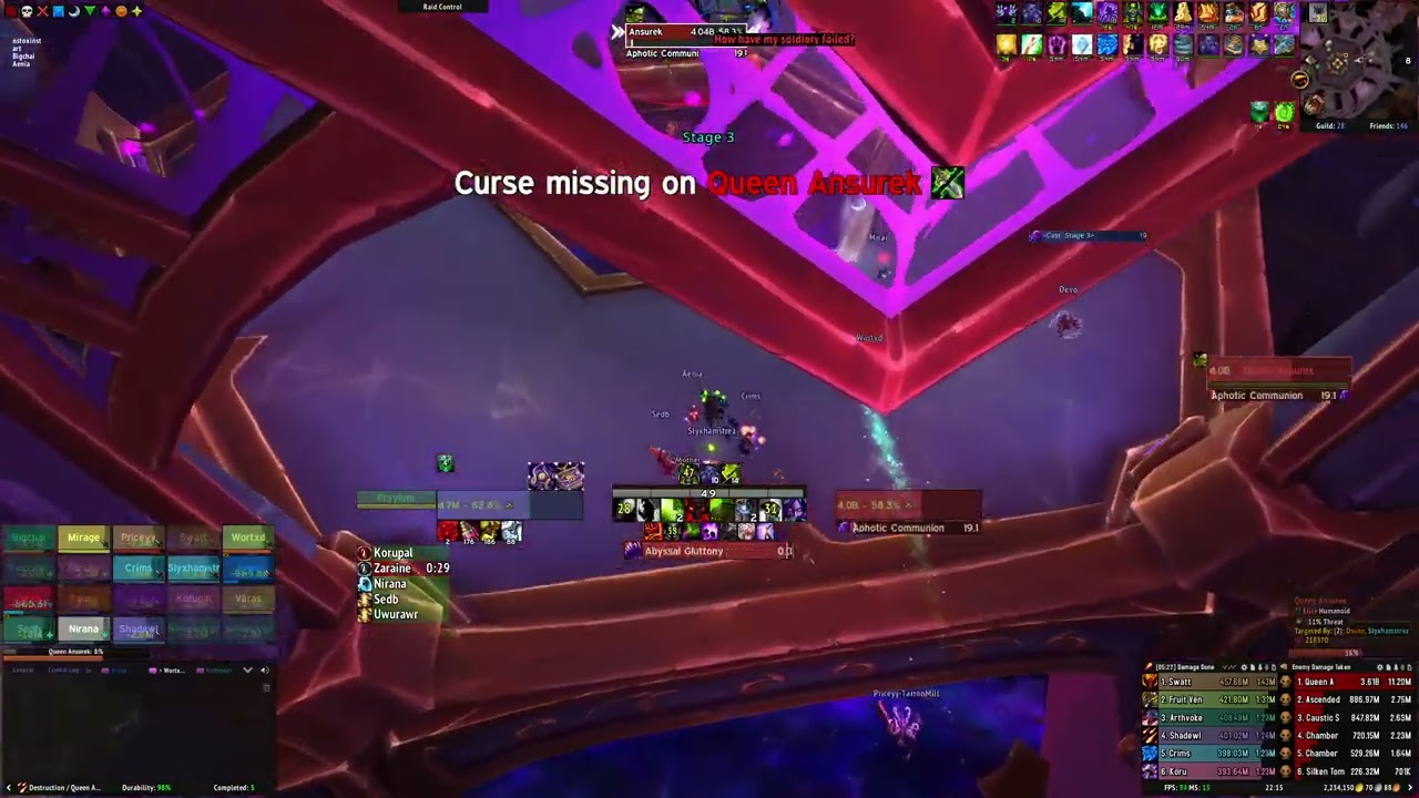 Mythic Queen Ansurek WR 25 Destro POV