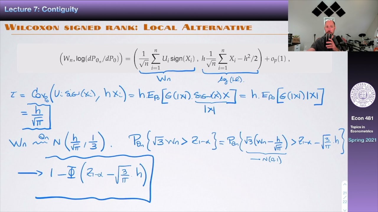 Econ 481 - Lecture 7:Contiguity