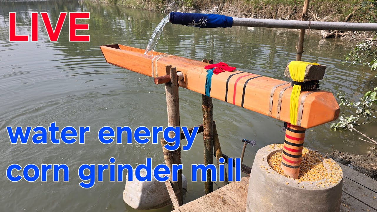 water powered by corn grinder mill EP- 36