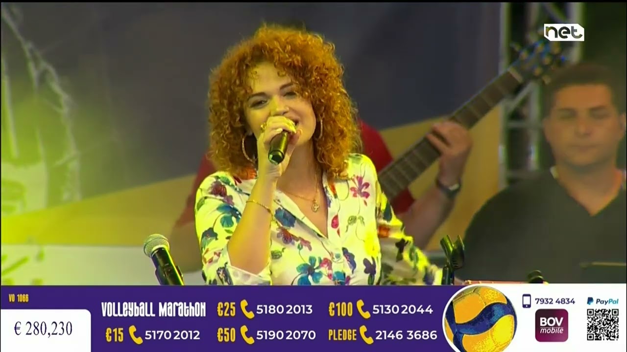 ĠAWHRA - Spiteri Lucas Band ft. Michela Galea on Volleyball Marathon 2024
