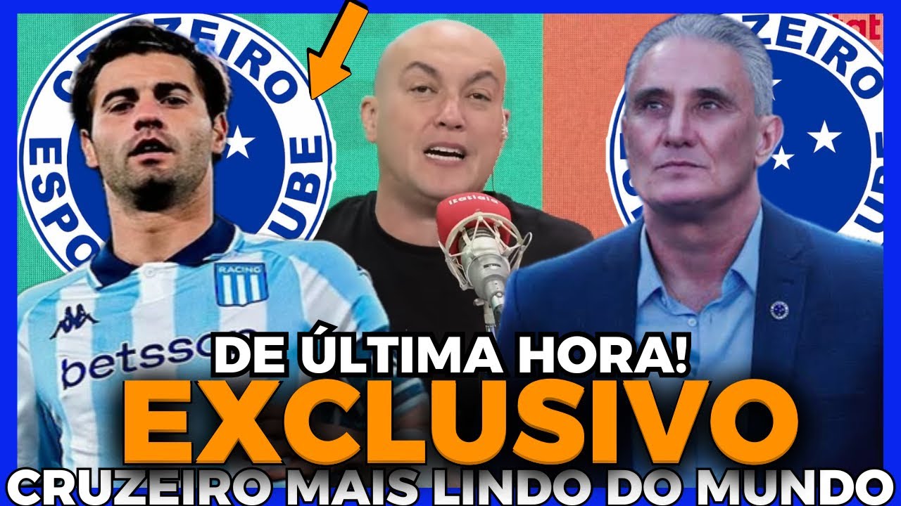 AGORAA!!! CRUZEIRO TENTOU A CONTRATAÇÃO DE SANTIAGO SOSA DO RACING | ITATIAIA CRUZEIRO HOJE!