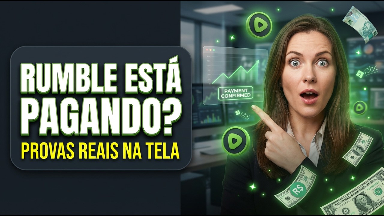 Rumble: Provas de Ganhos e Pagamentos Reais
