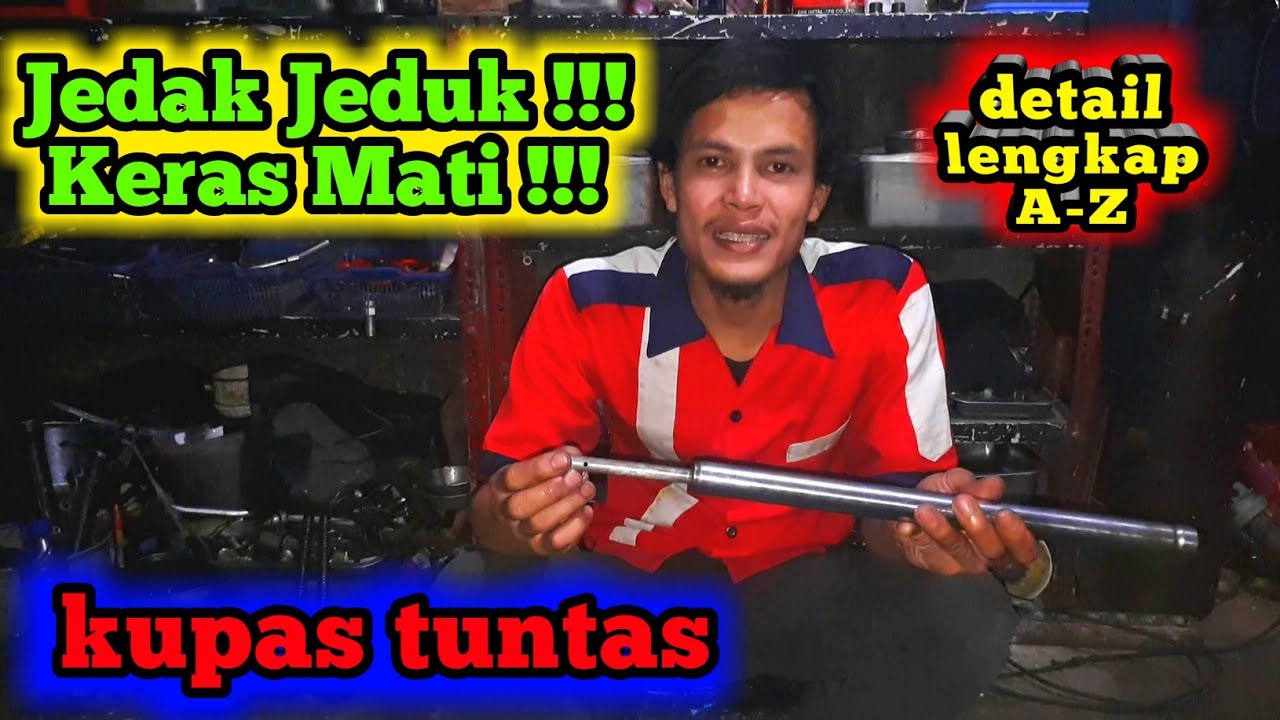 Mengatasi shock depan keras . mati !!! Shock depan jedak jeduk !!! 100%WORK