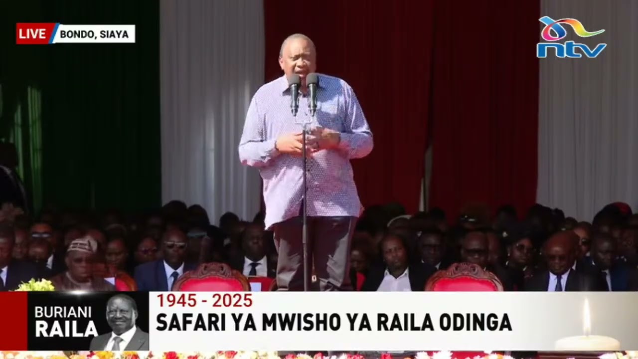 Former President Uhuru Kenyatta: 