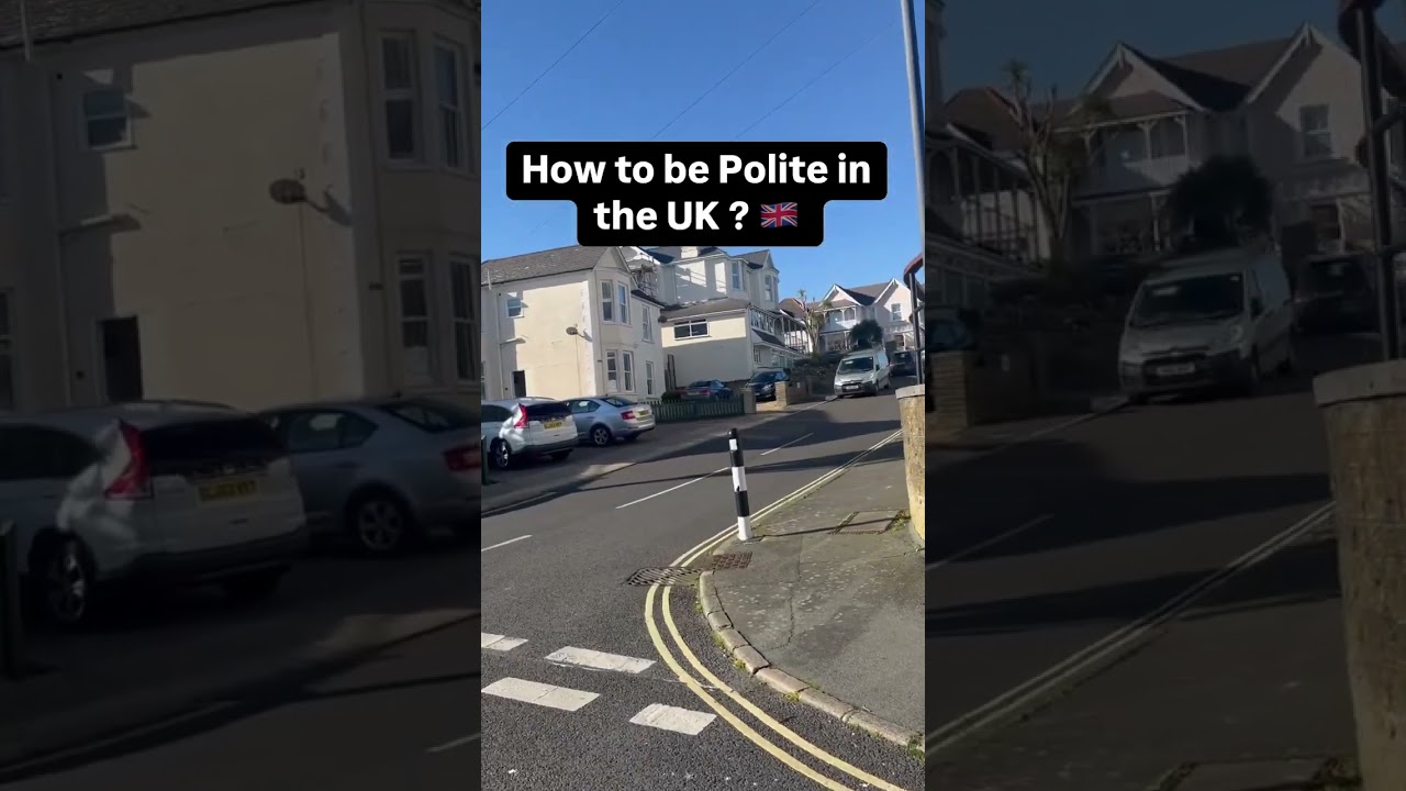 How to be polite in the UK? #trending #travel #uk #youtubeshorts #london #shorts #reels