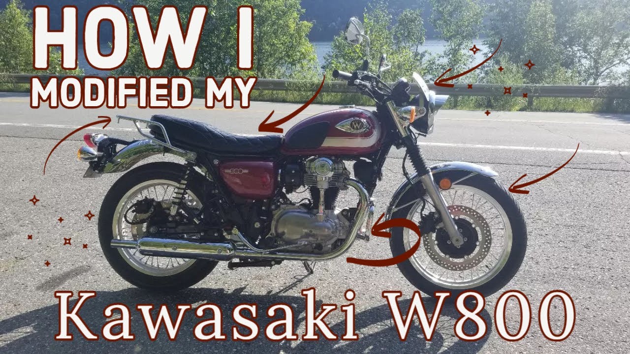 How I Modified My Kawasaki W800