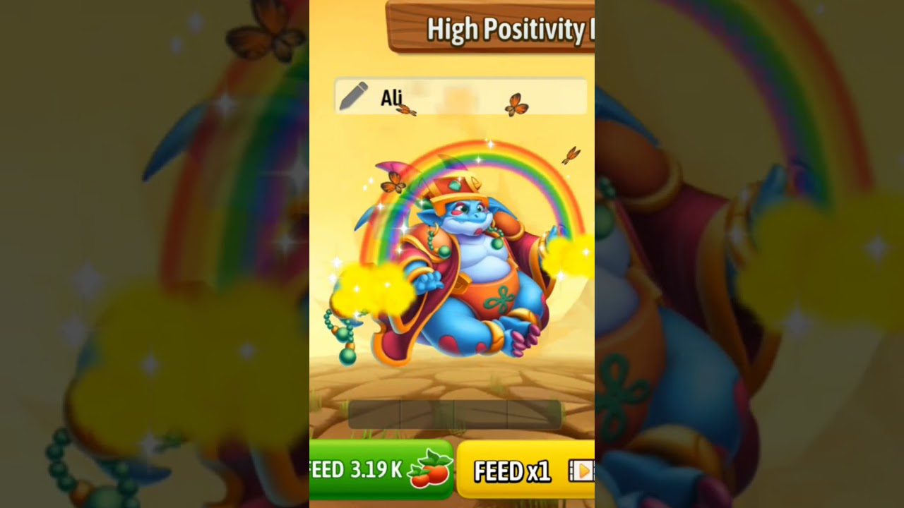 Dragon city High Positivity dragon #dragoncity #gaming