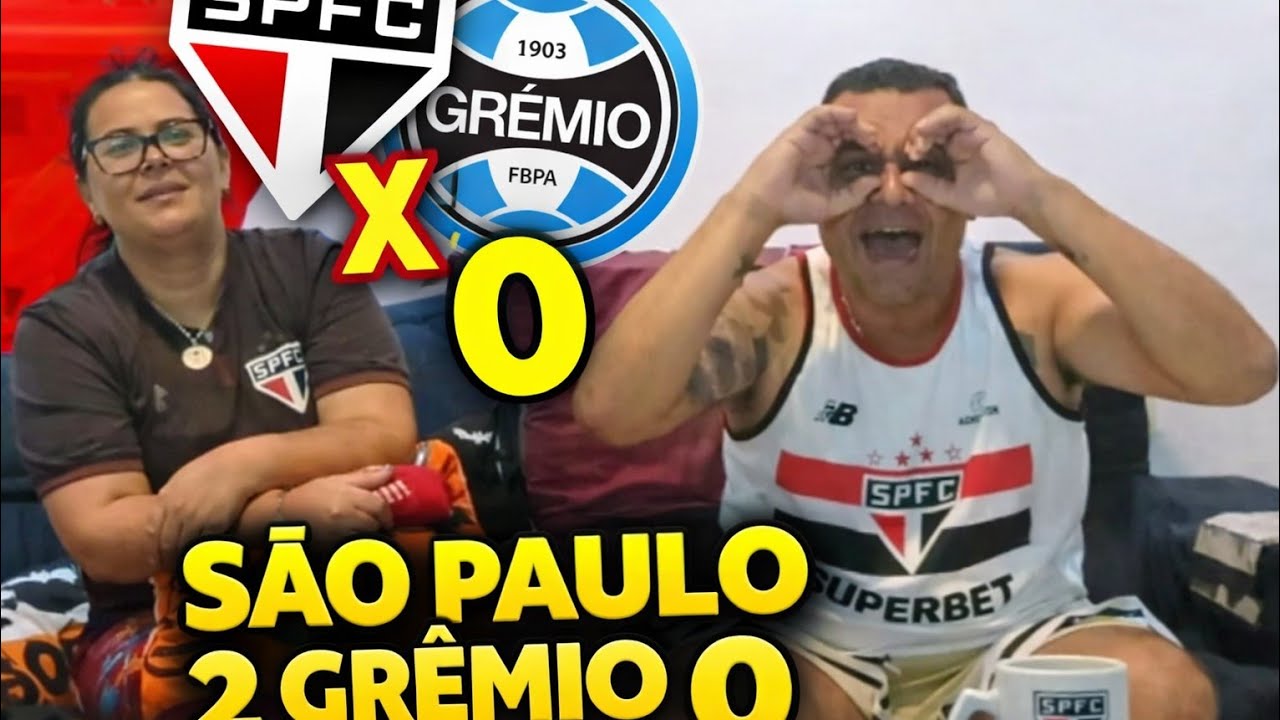 React: São Paulo 2 X 0 Grêmio  