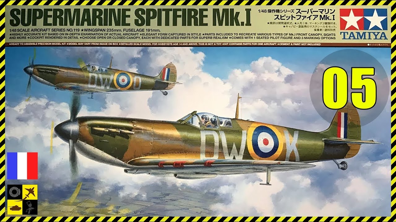 ✈️ Montage Spitfire Mk.1 Tamiya 1/48 - Partie 05