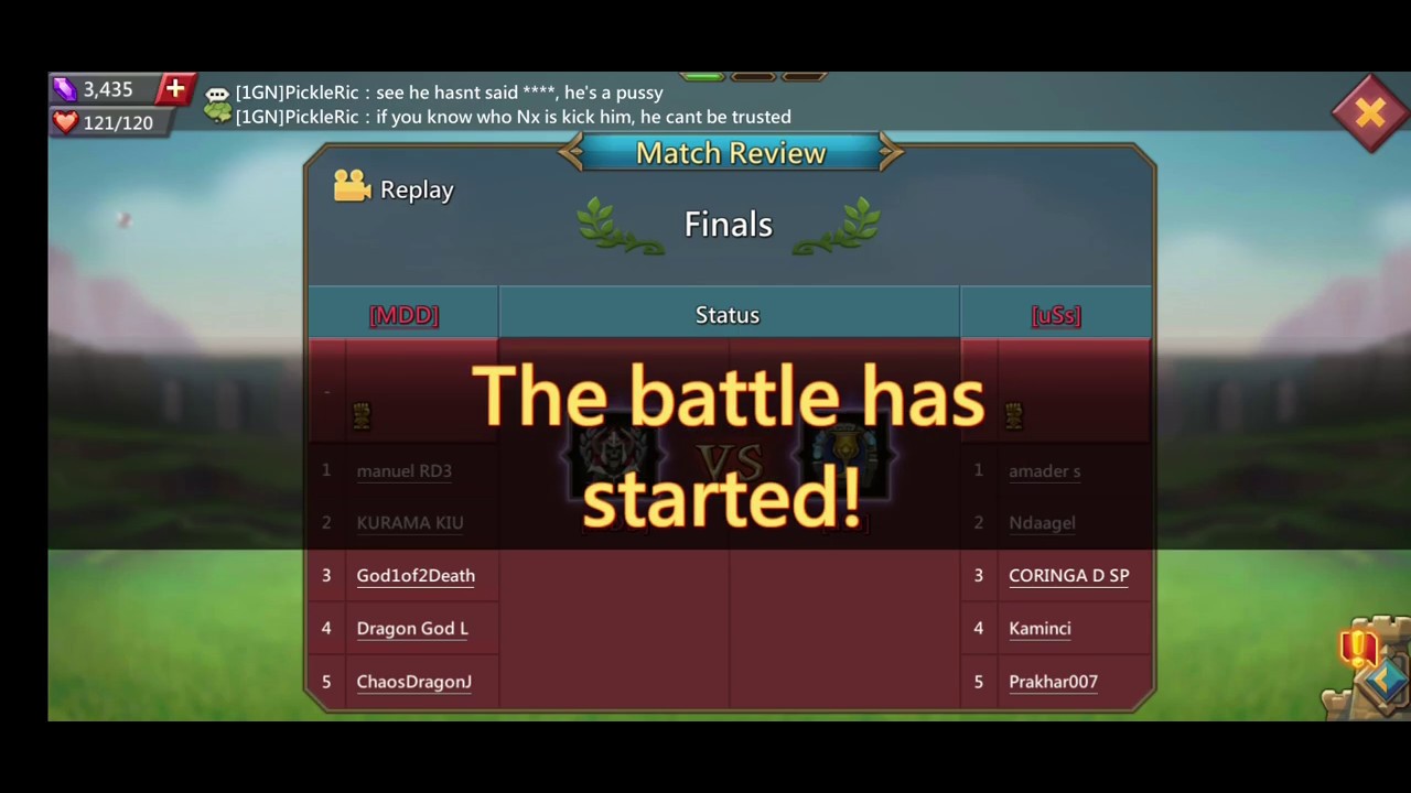 Lords mobile Guild Showdown Finels [MDD] VS [uSs]
