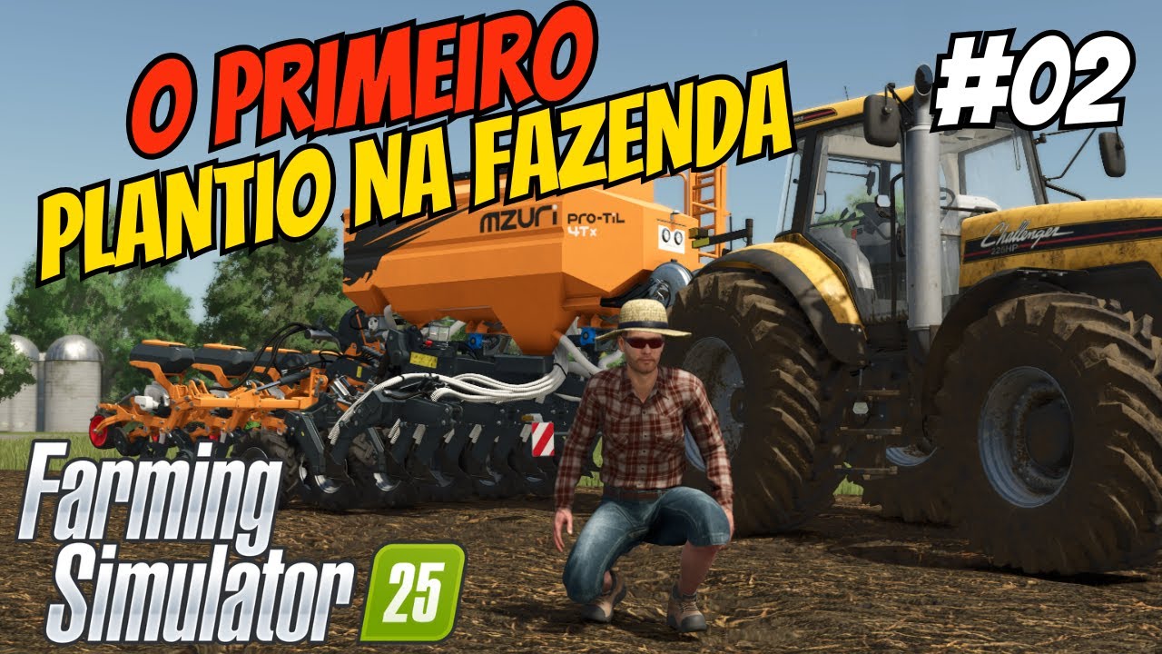 MEU PRIMEIRO PLANTIO de SOJA no Farming Simulator 25 - Veja Tudo! Locuragens Rurais #02