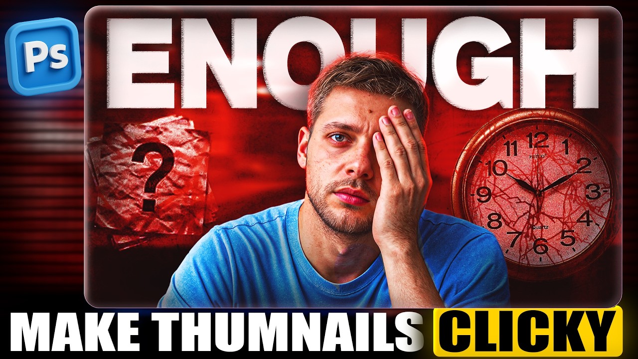 How to Make Clickable YouTube Thumbnails in Photoshop That Get More Clicks