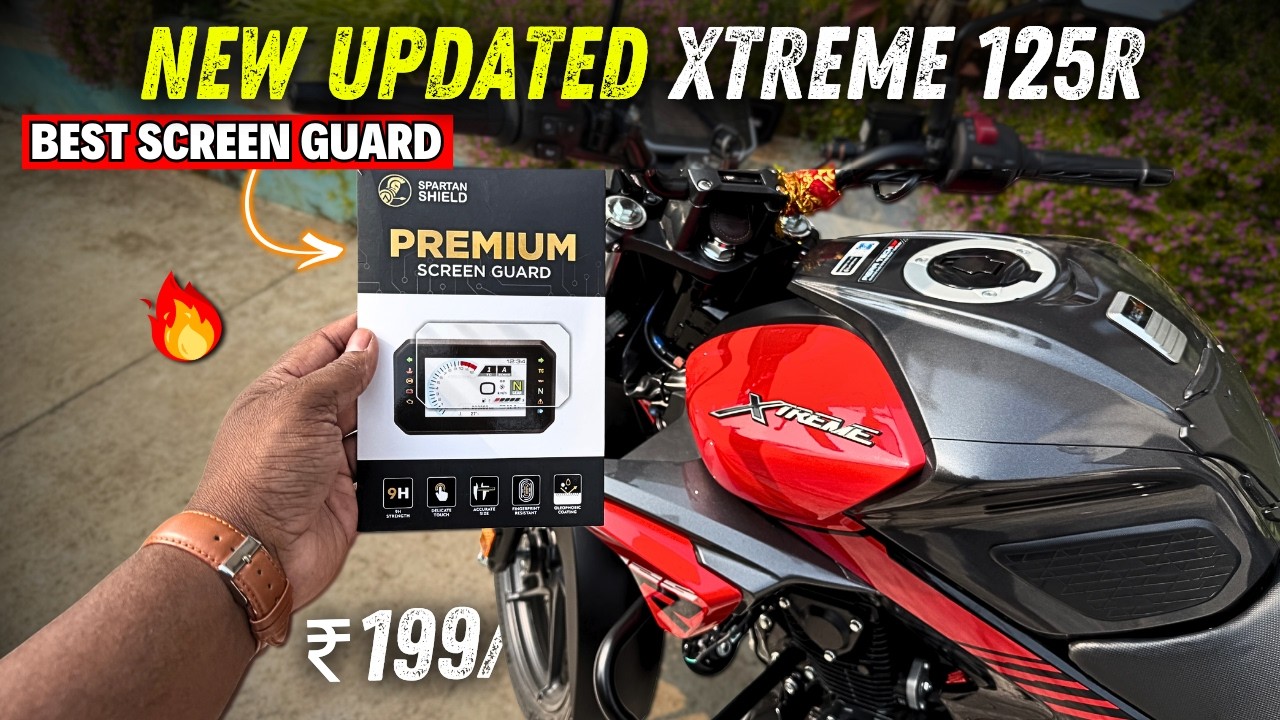 Best Screen Guard For New Xtreme 125R Dual Channel ABS 😍| Unboxing, Installation & Review🔥