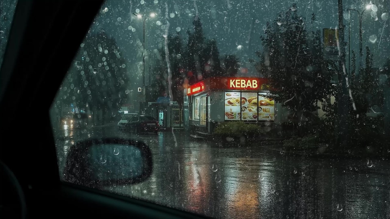Heavy Rain on a Car Roof 🚗🌧️ Deep Sleep Ambience for Stress and Anxiety Relief