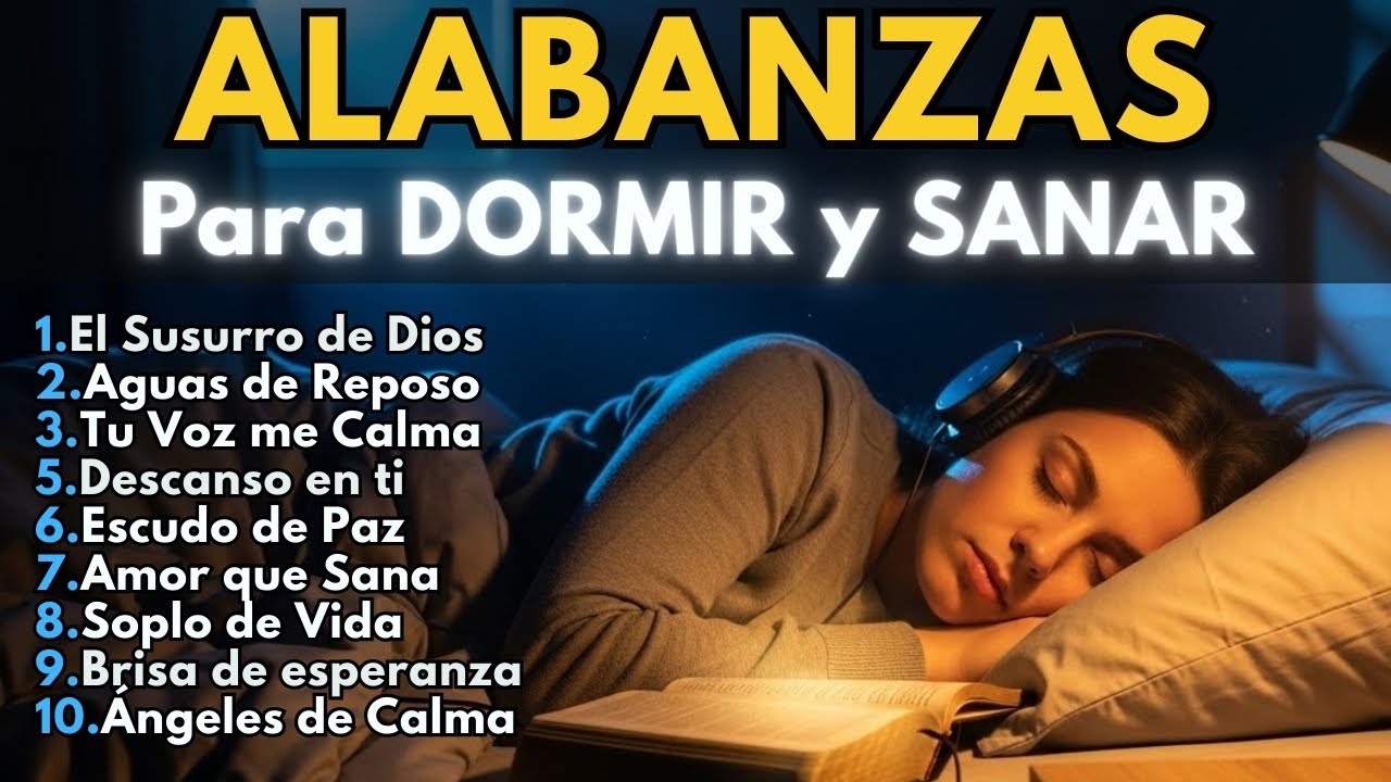 ALABANZAS para DORMIR 🌙 Música Cristiana de PAZ ✝️ que SANA tu mente y corazón (Vol. 2)