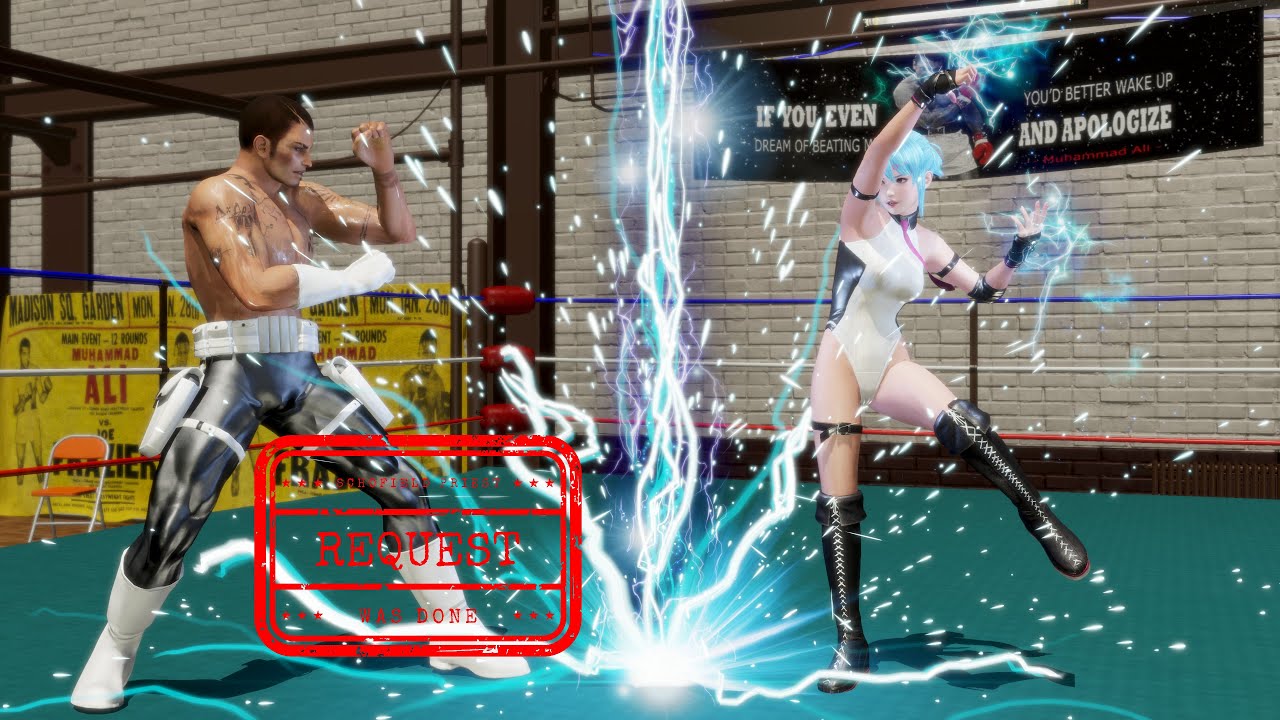 DOA6, NiCO Vs Rig, Punisher, Schofield Priest request, Dead Or Alive 6, 4k
