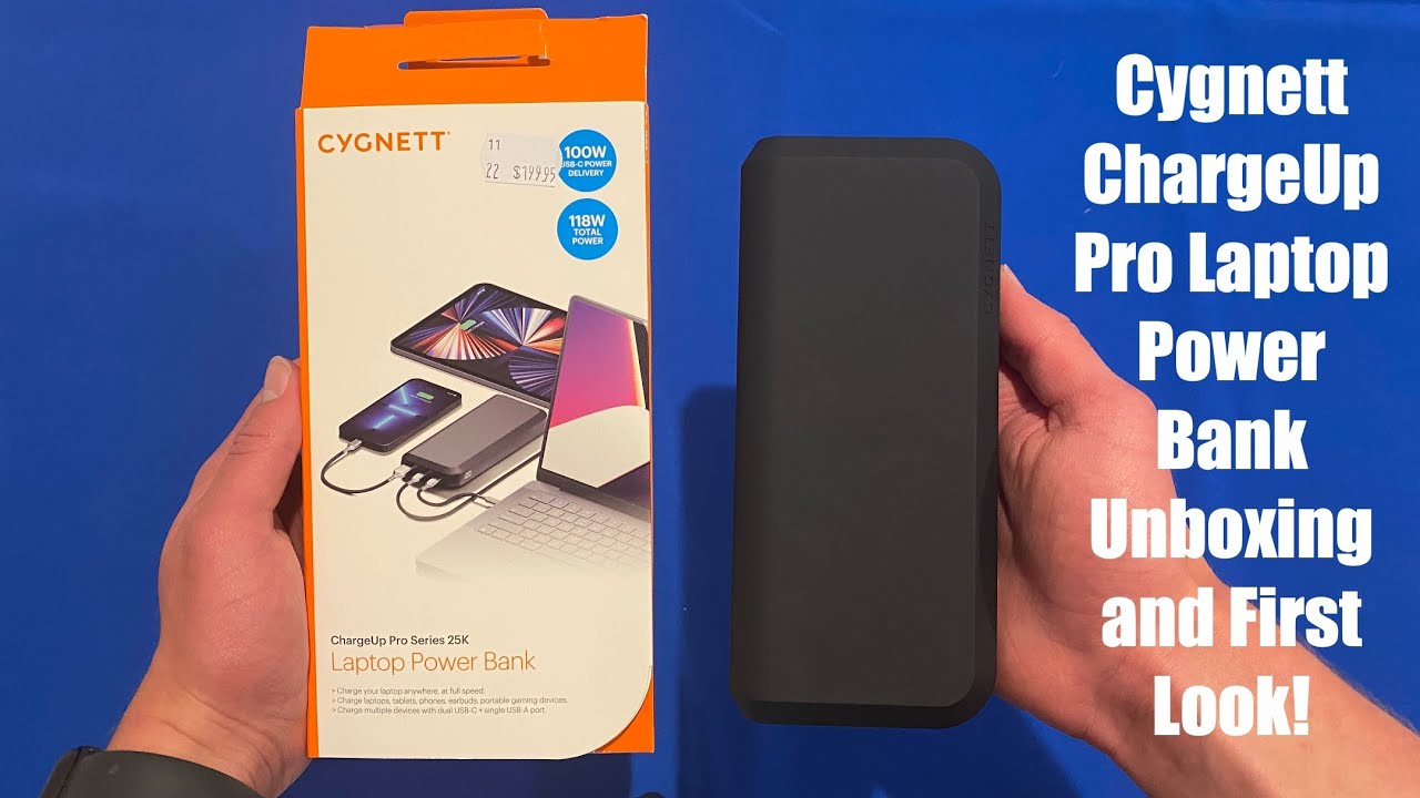 Cygnett ChargeUp Pro 25K Laptop Power Bank Unboxing and First Look