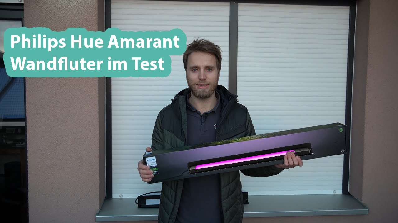 Draußen angeschaut: Philips Hue Amarant Outdoor Wandfluter im Test
