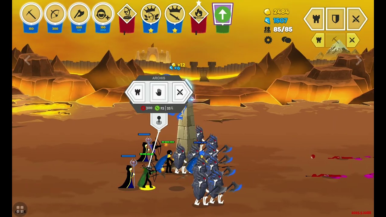 Match stick war 3(2)(combination of Xiphos and Archis (version 1))