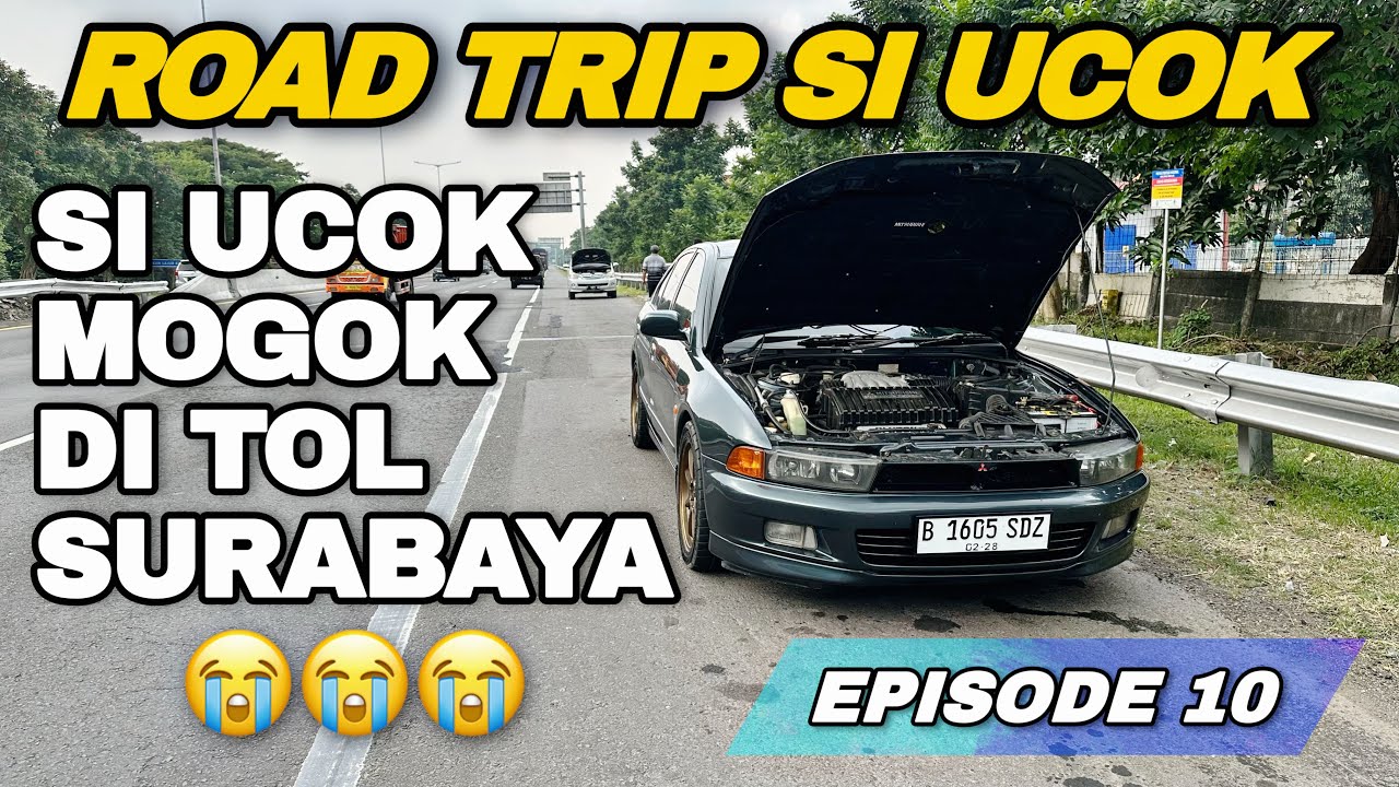 Eps 10 Road Trip Mobil Sedan Tua Mitsubishi Galant Hiu V6 | Galant Hiu Si Ucok Mogok di Tol Surabaya