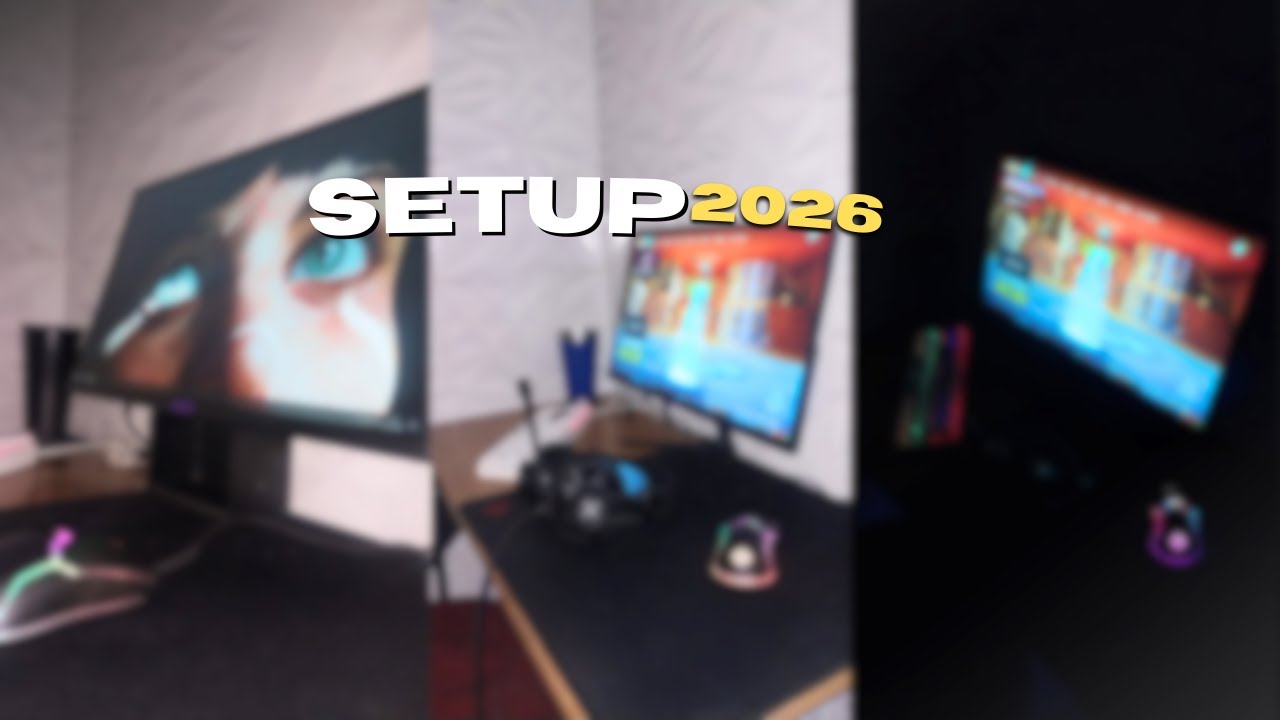 Tour pelo MEU SETUP em 2026 !! (PRIMEIRO VIDEO DE 2026) 🥳