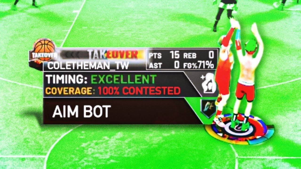 I UNLOCKED AIMBOT in NBA 2K20! HOW TO GREEN 100% SMOTHERED SHOTS!