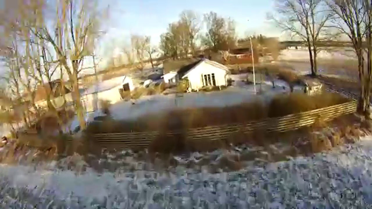 winter practice  -some fast laps around my house-