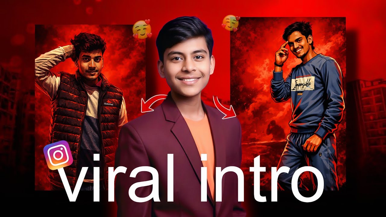 🔥Trending Viral Instagram Intro Editing Tutorial 😱