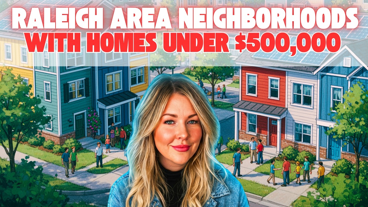 Raleigh Area Homes Under $500K: 22 Affordable Neighborhoods You Need To See!