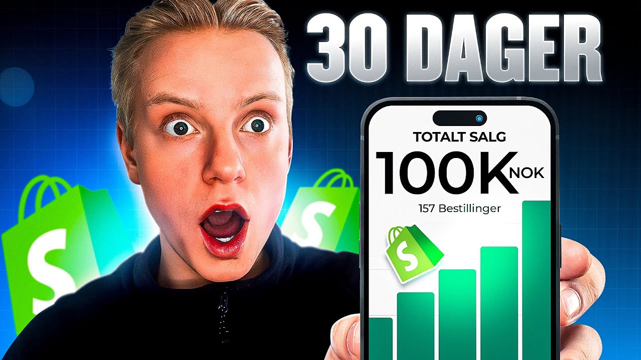 Slik starter du en 100K/mnd Nettbutikk på 30 dager