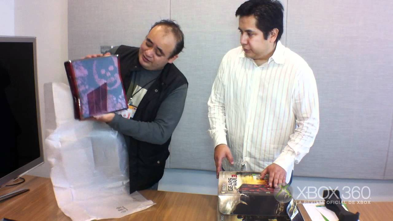 Unboxing del Xbox 360 Gears of War 3 edición limitada