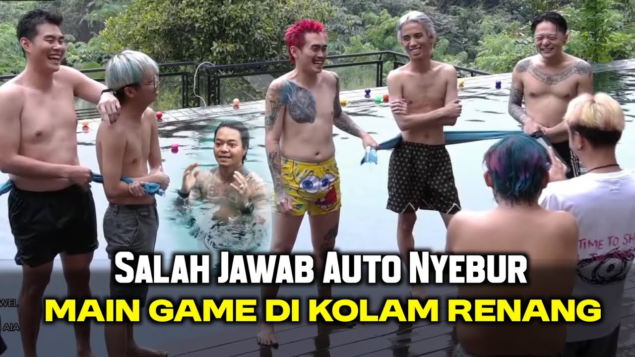 Keseruan AAA CLAN Main Game di Kolan Renang