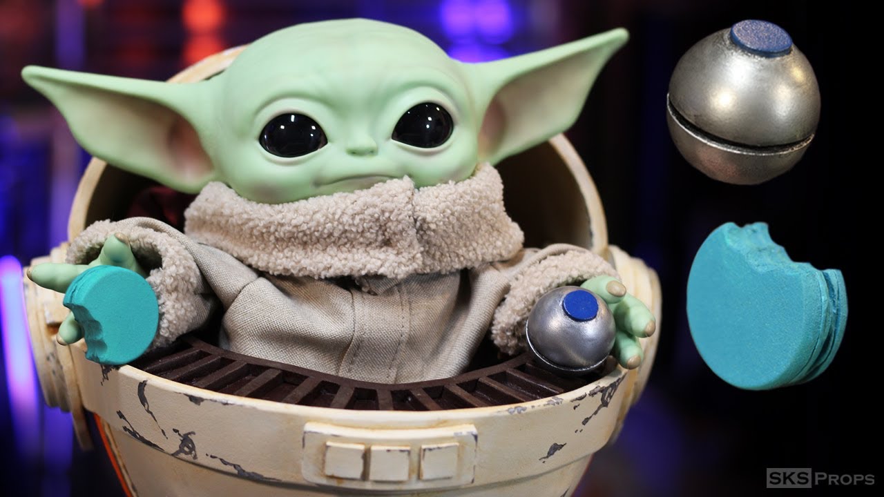 How To Make a Magnetic Control Knob and Cookie Accessory for Your Grogu / Baby Yoda doll to Hold