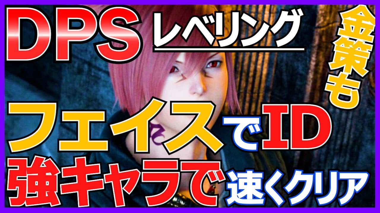 【疲れたら放置もOK！】DPSで効率良く金策＆レベリング フェイスでIDを速くクリアする方法【FF14】
