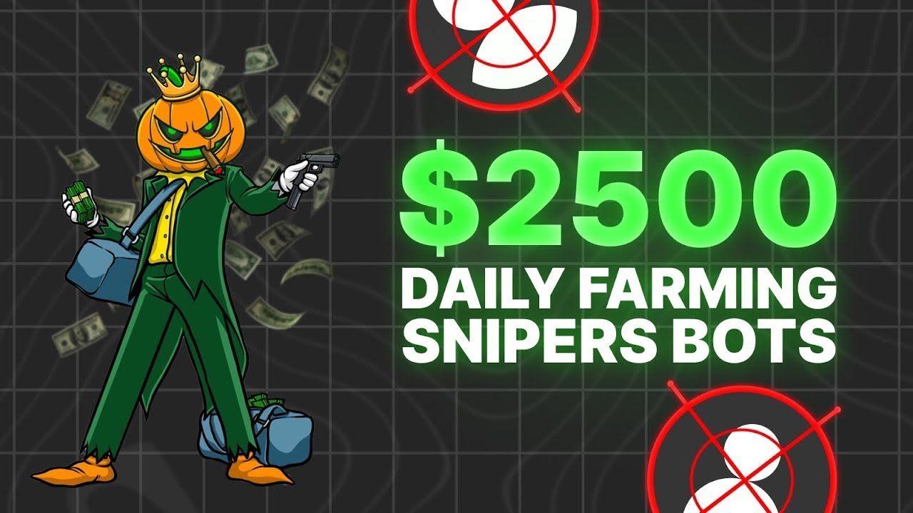How to farm sniper bots using free bundler bot   launching on pumpfun and bonk