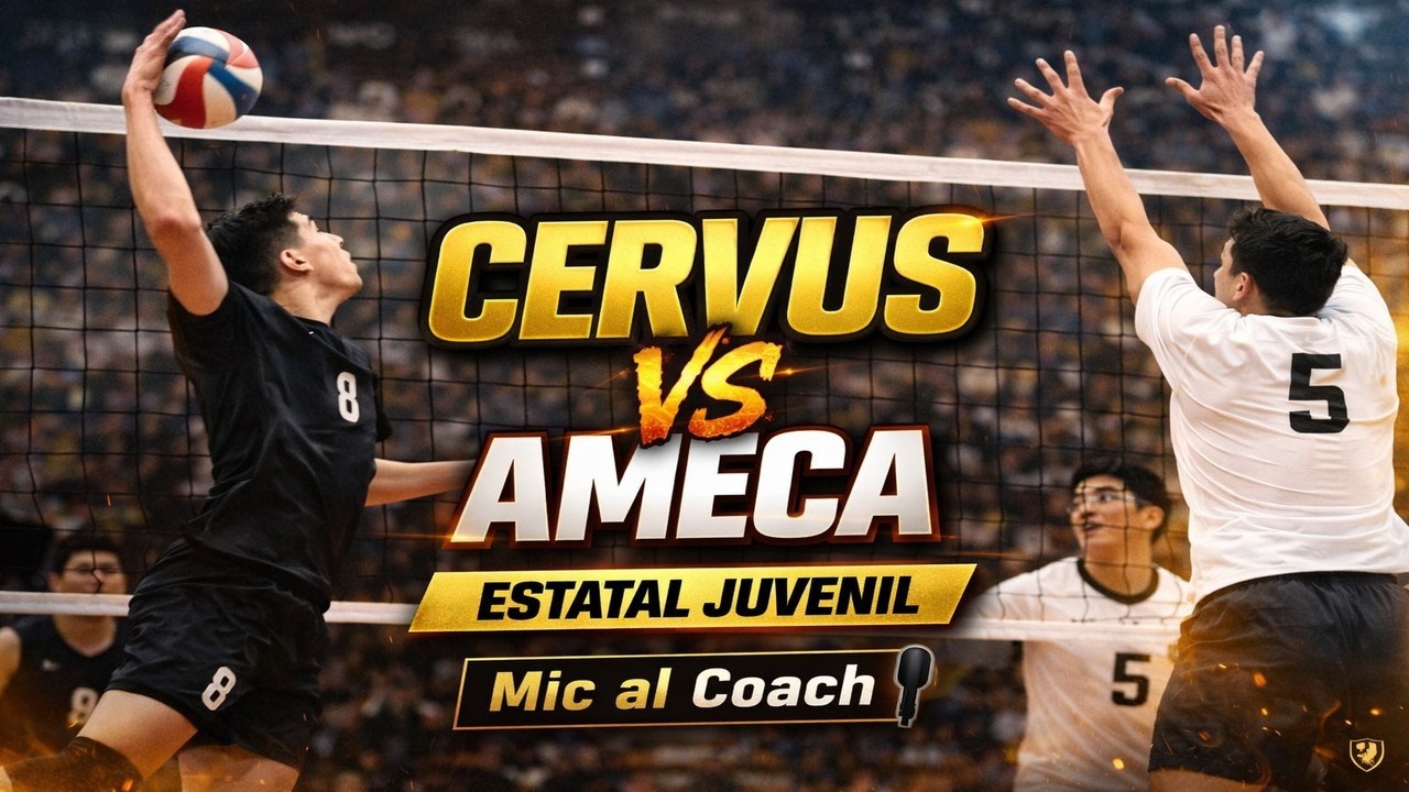 CERVUS vs AMECA 🏐 | Estatal Juvenil | MIC’D UP COACH 🎙️ Arena Astros