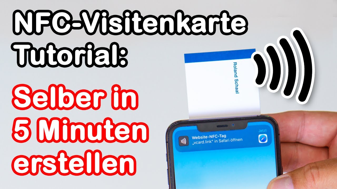 NFC Visitenkarte für iPhone & Android erstellen (in 5 Minuten)