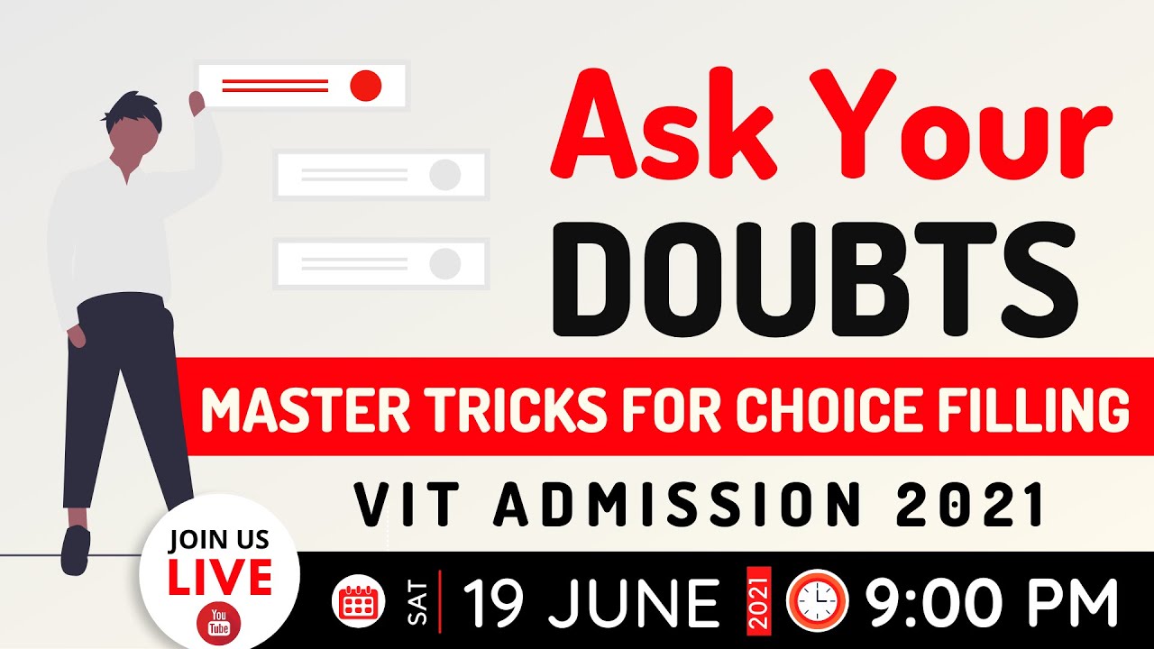 Vit counseling 2021 | Master tricks for Choice filling | Ask your Doubt? | VITEEE2021