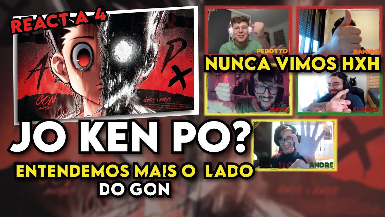 REACT A 5 -  🎣♪ Gon | Inocência | AniRap [GRUPO REAGE]